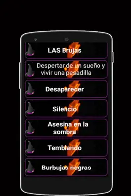 Historias de terror android App screenshot 3