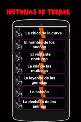 Historias de terror android App screenshot 4