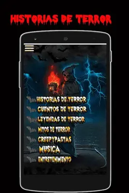 Historias de terror android App screenshot 5